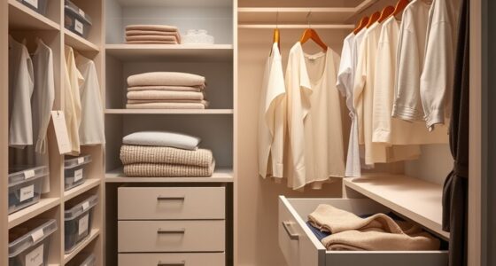 two stage closet organization