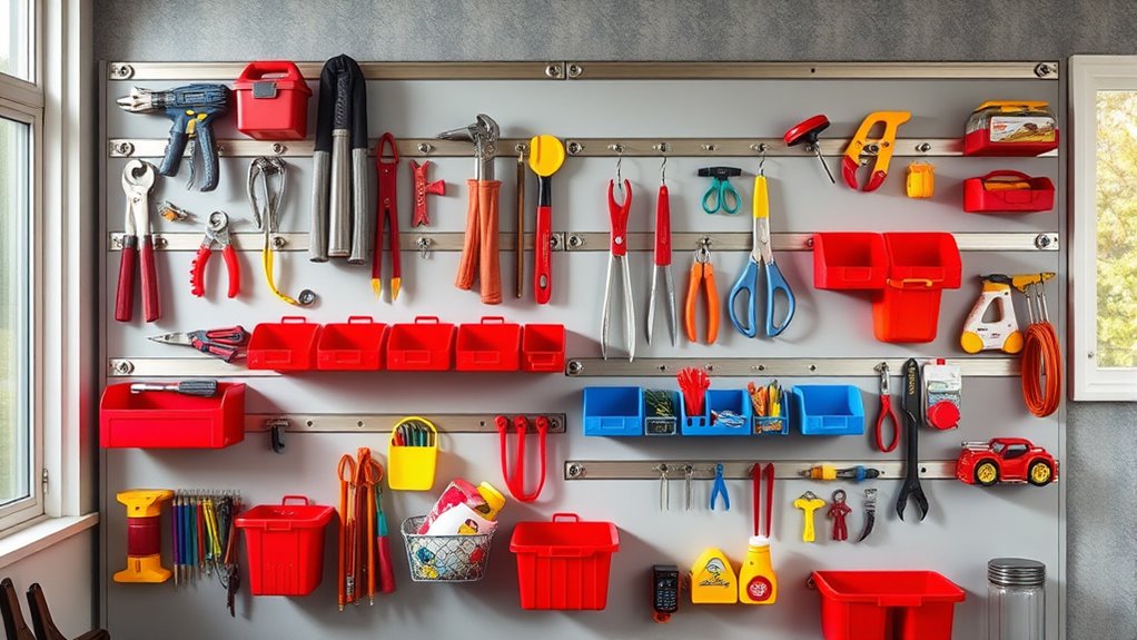 versatile magnetic wall organization