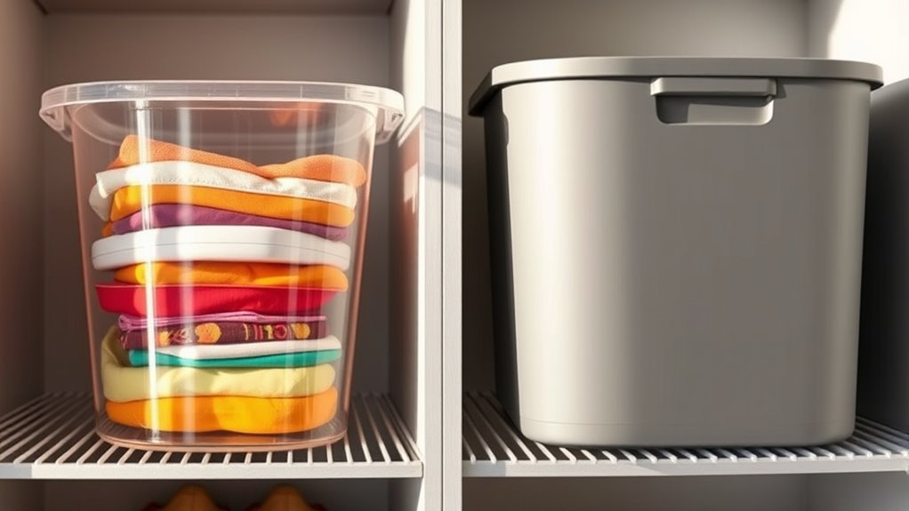 visibility and storage efficiency