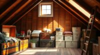 attic seasonal storage preparation
