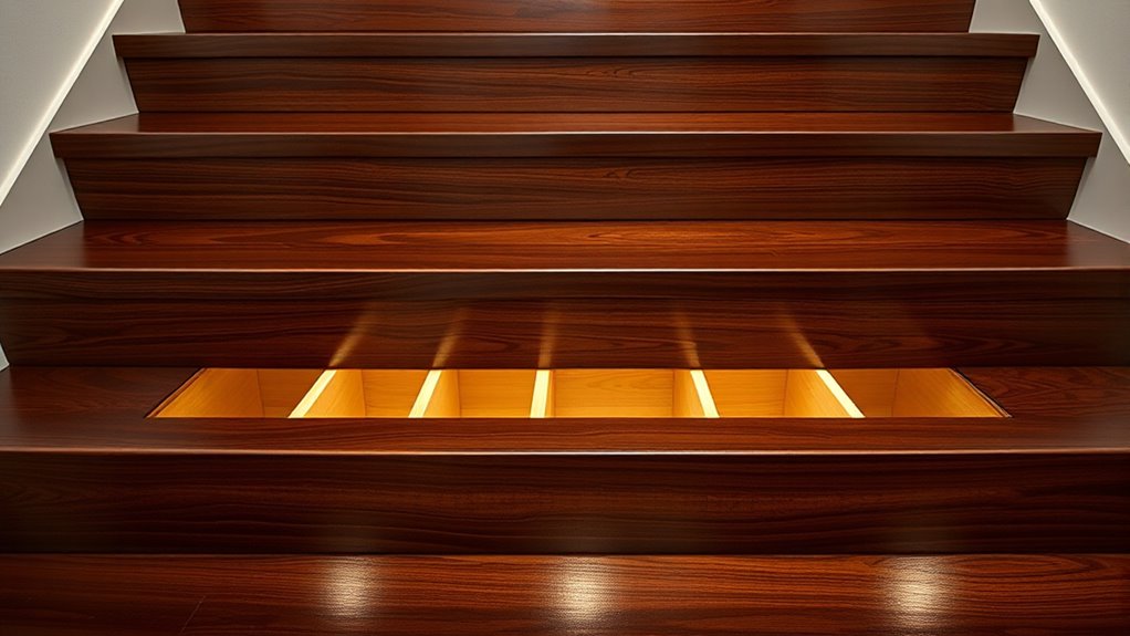 concealed staircase storage solutions