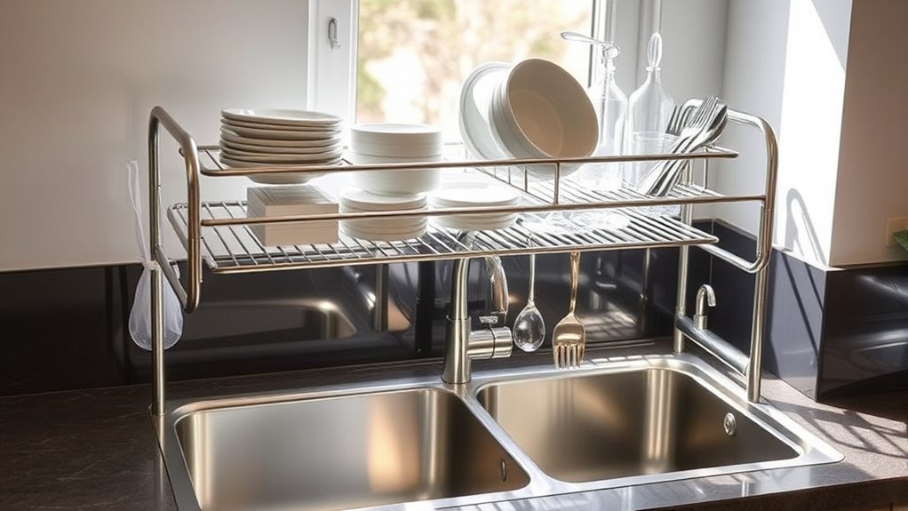 counter space saving racks