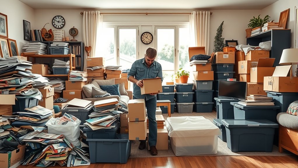 declutter organize label simplify