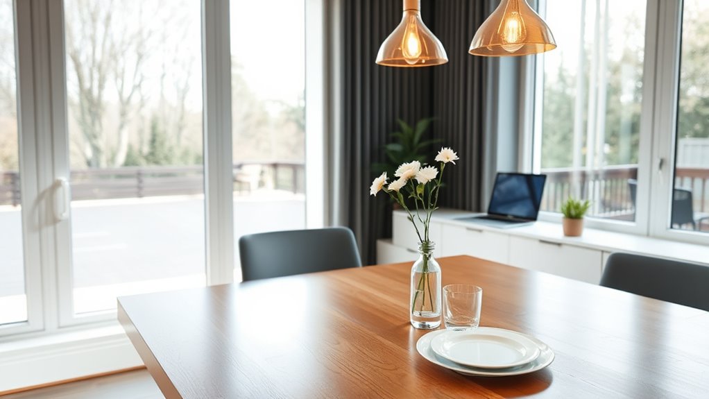 dining and working space