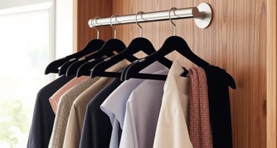 double layer closet hangers