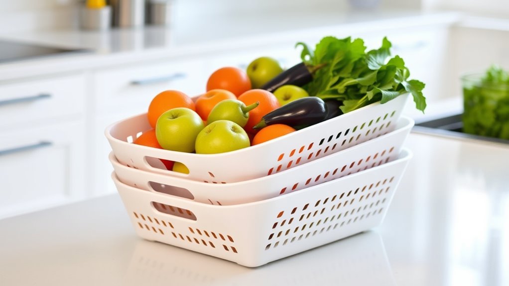 efficient organized produce storage