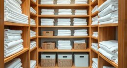 fold and stack linens