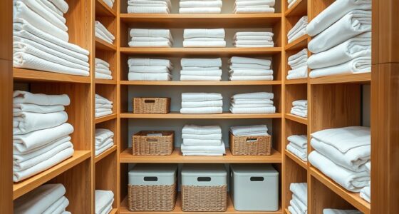 fold and stack linens