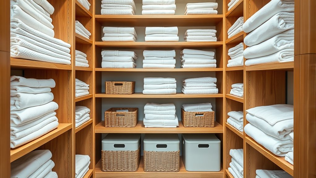 fold and stack linens