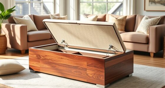 hidden storage seating ottoman