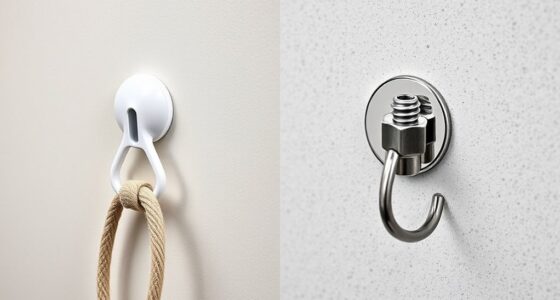 hooks adhesive vs screw in