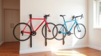 indoor wall mounted bicycle storage