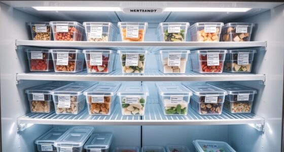 label rotate freezer items