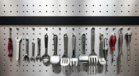 magnetic tool and utensil storage