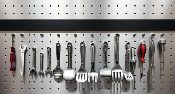 magnetic tool and utensil storage