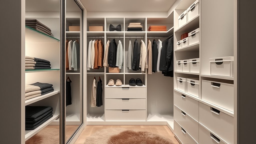 maximize small closet space