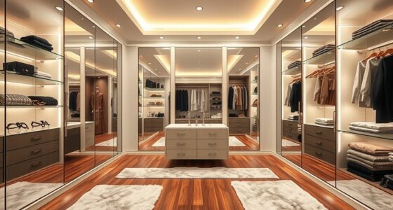 mirrors lighting storage solutions