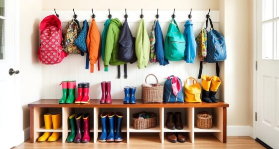 mudroom coat shoe storage