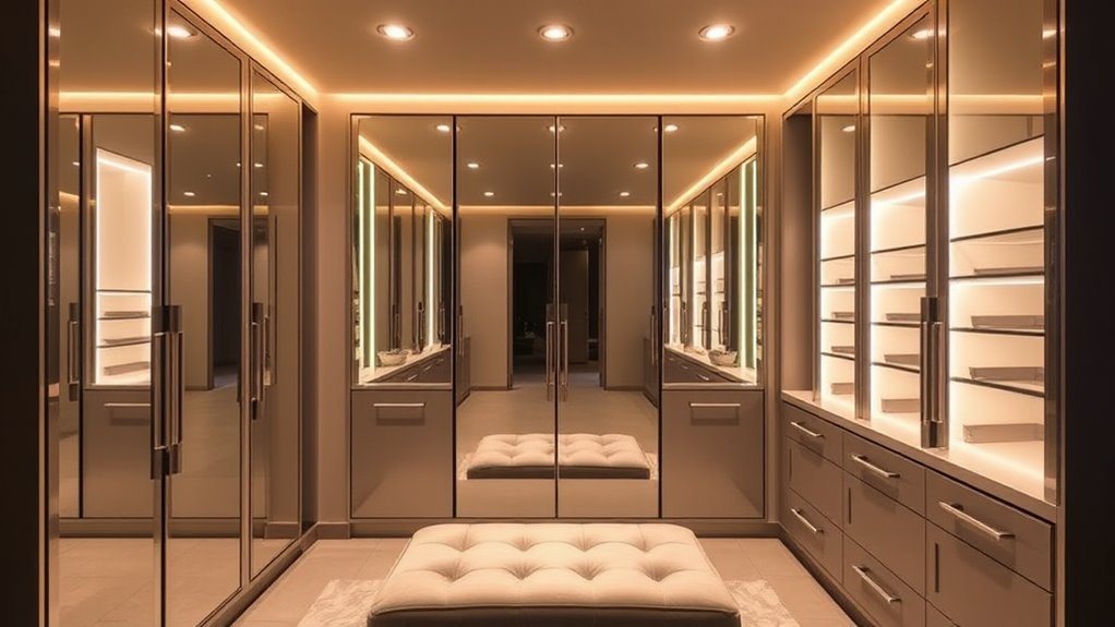 optimize wardrobe and lighting