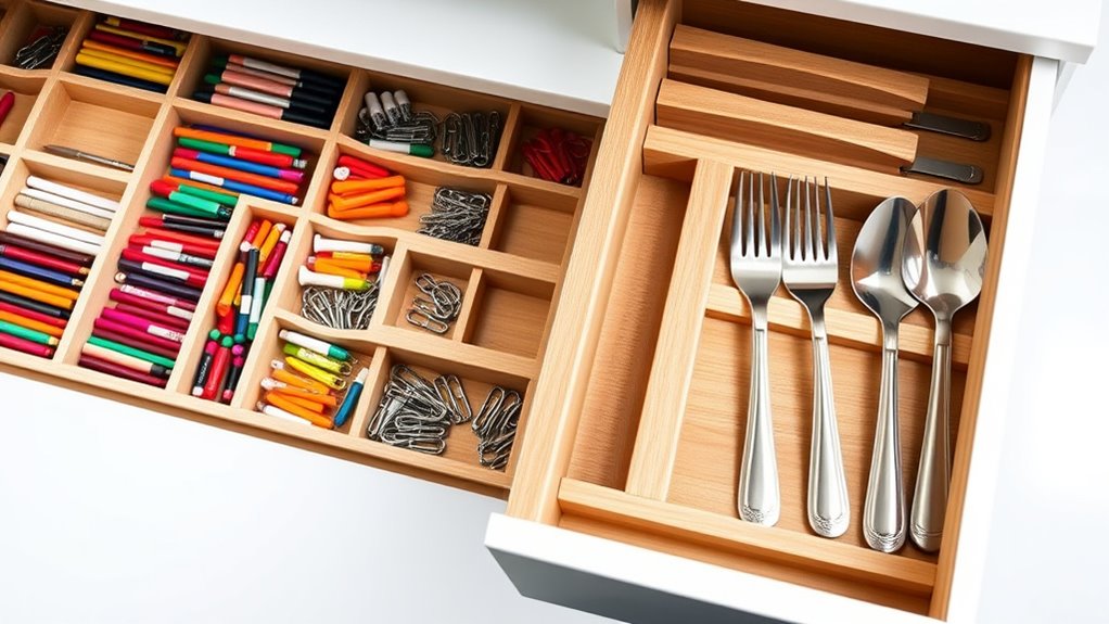 organize drawers for efficiency