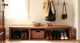 organize shoes keys bags