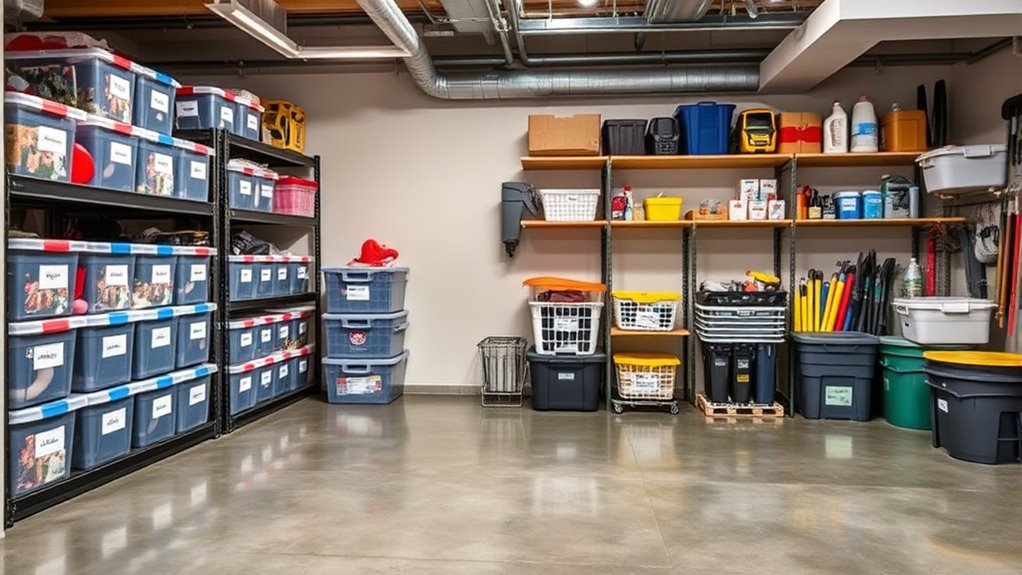 organized storage for seasons