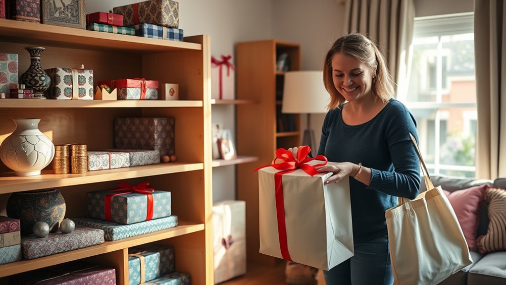 polite decluttering unwanted gifts