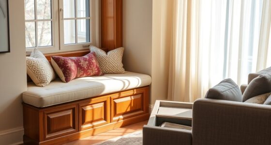 seating with built in storage