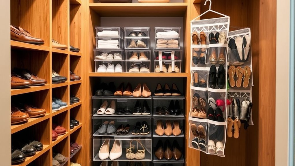 shoe storage options