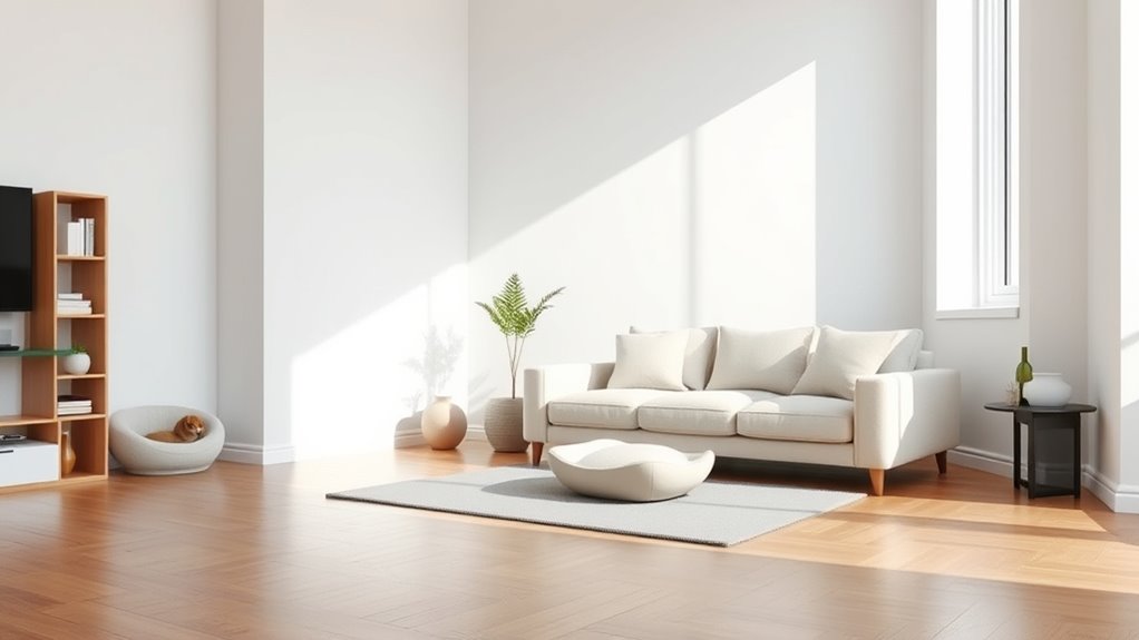 simple spaces for pets