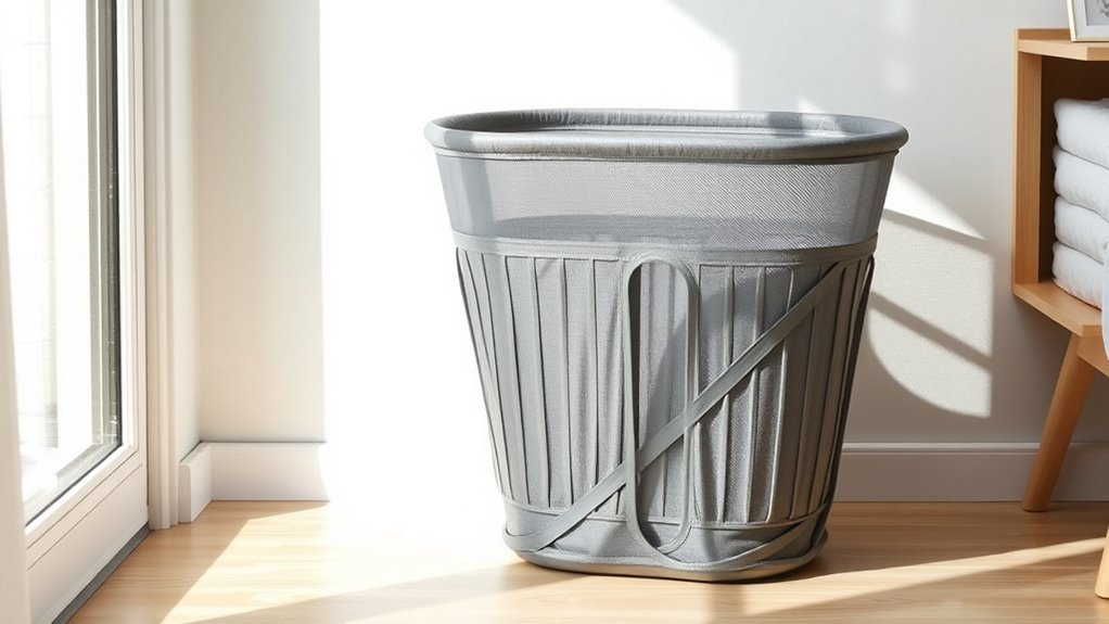 space saving laundry baskets
