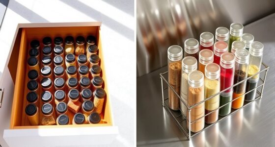 spice drawer rack options