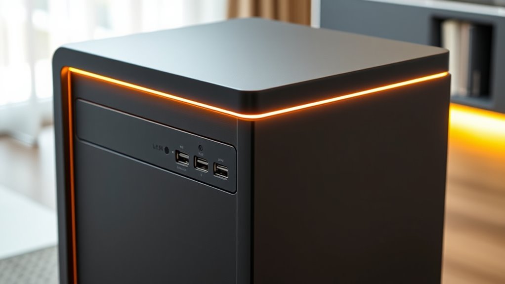 storage cubes with lights