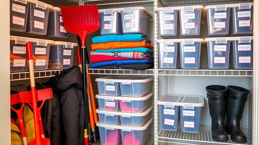 store seasonal gear neatly