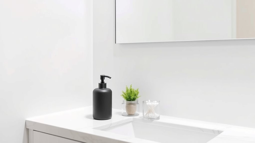 streamlined toiletries for hygiene