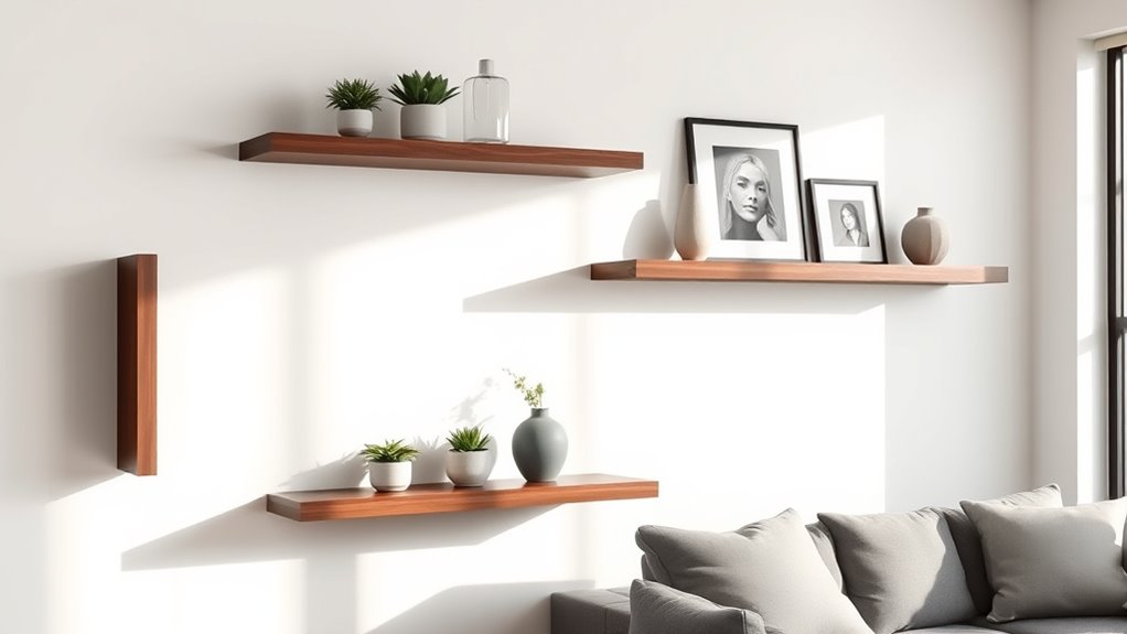 stylish functional wall storage