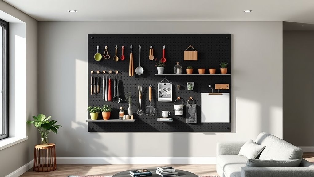 stylish versatile wall organization