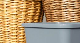 wicker versus plastic baskets