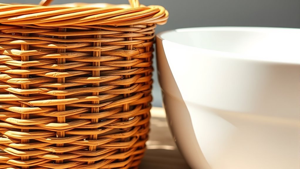 wicker vs plastic storage