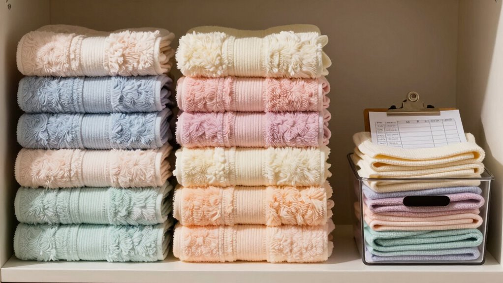 adjust towels by household size