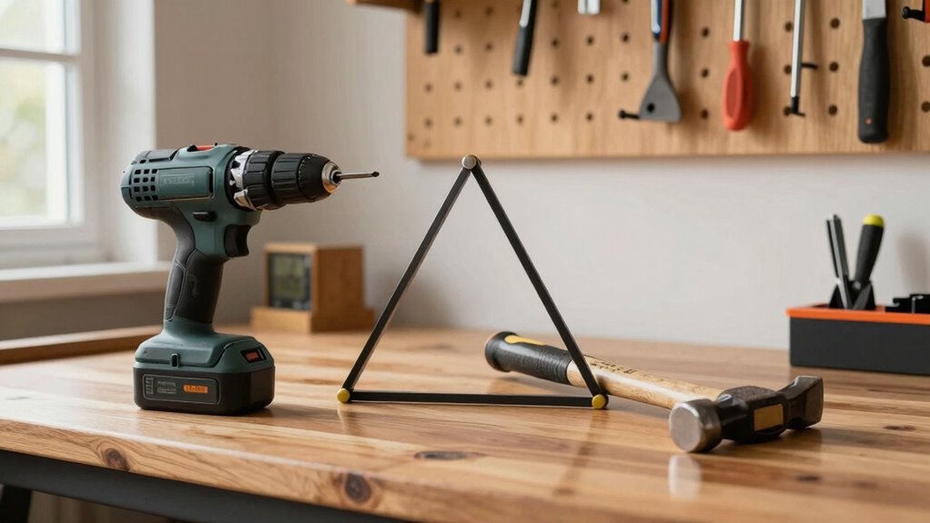 arrange tools within reach