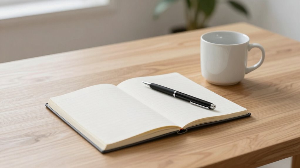 avoid clutter and distractions