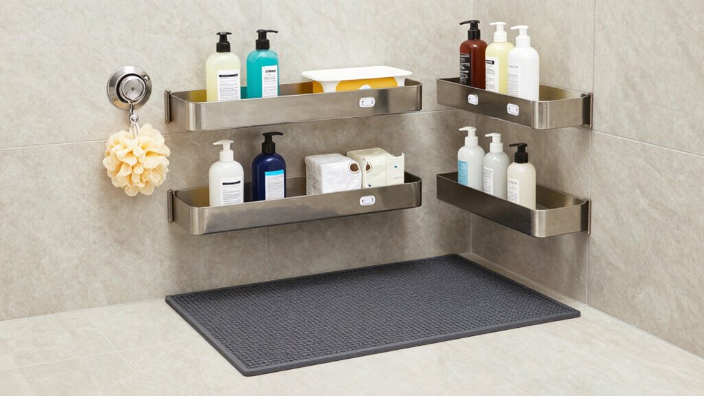 avoid shower storage clutter