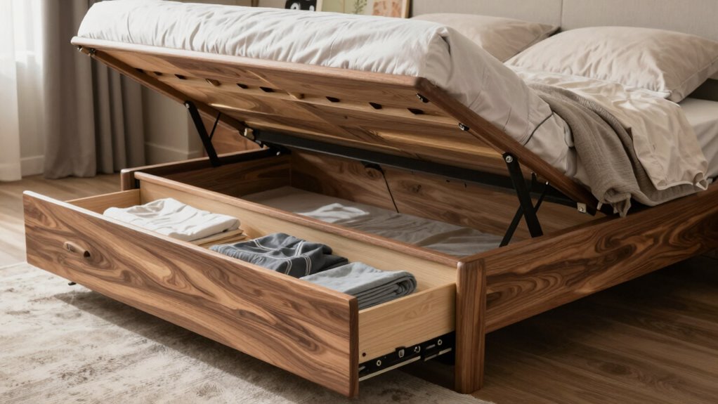choosing storage bed options
