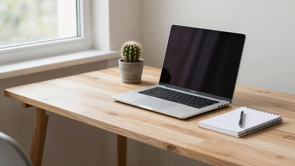 clutter free focus and calm