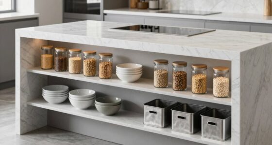 clutter free kitchen storage