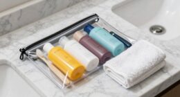 compact bathroom organization solution