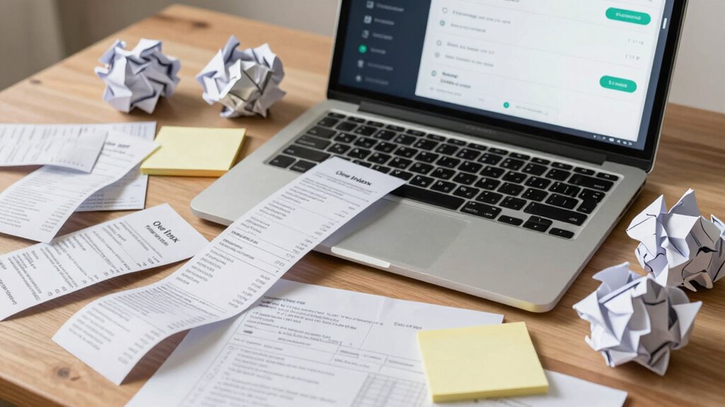 consistent receipt organization practices