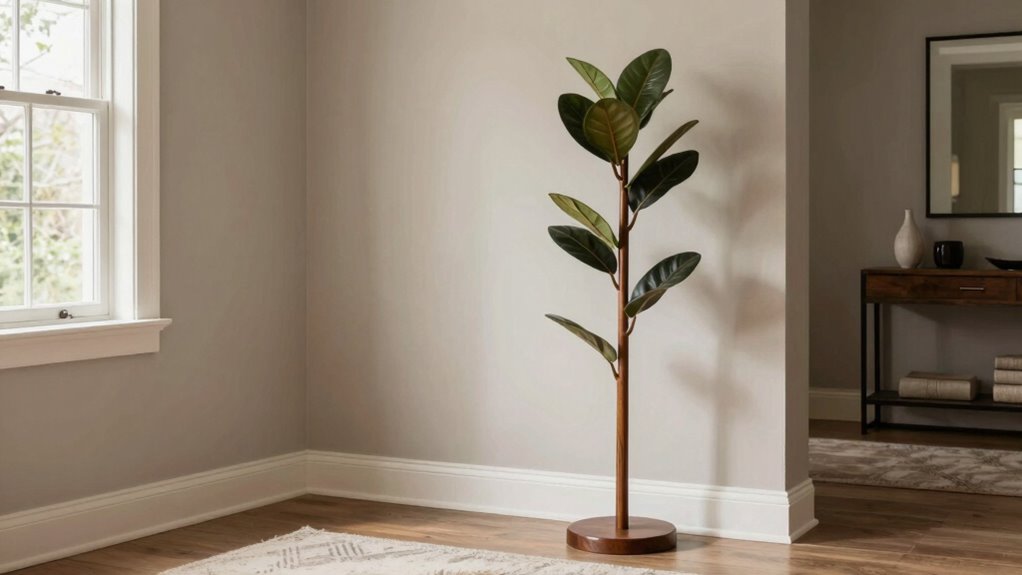 coordinate decor with hall tree