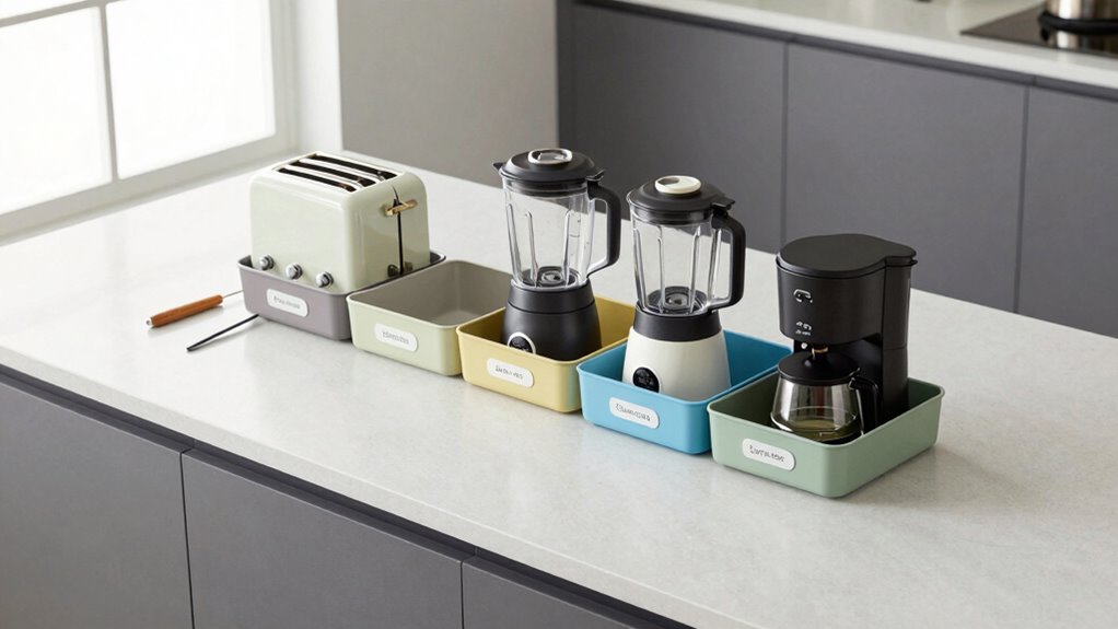 designate appliances dedicated spots